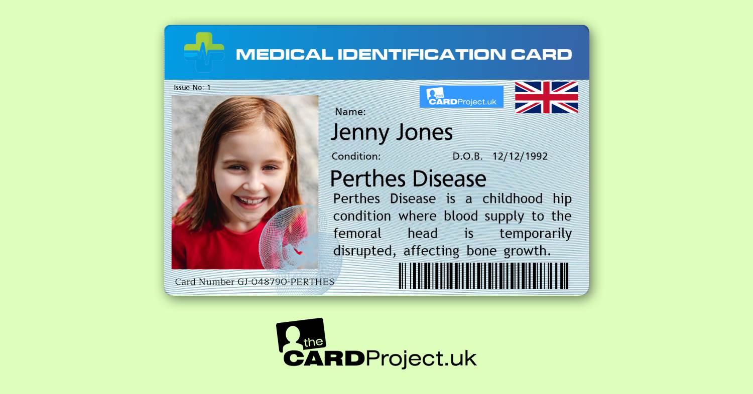 Perthes Premium Medical ID Card (FRONT)